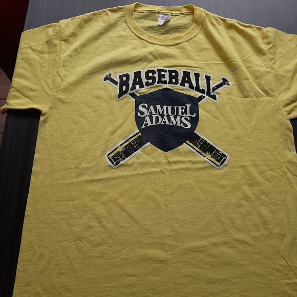 Sam Adams Baseball Tee Shirt Size L - Picture 1 of 3